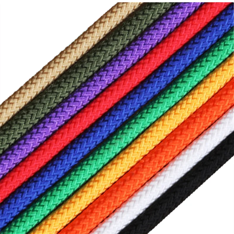 

4/6/8mm Black Red PP Braided Nylon Rope Tent Bag Outdoor Camping Cycling Bundle Thickness Clothes Drying Quilt Rope 50 Meters