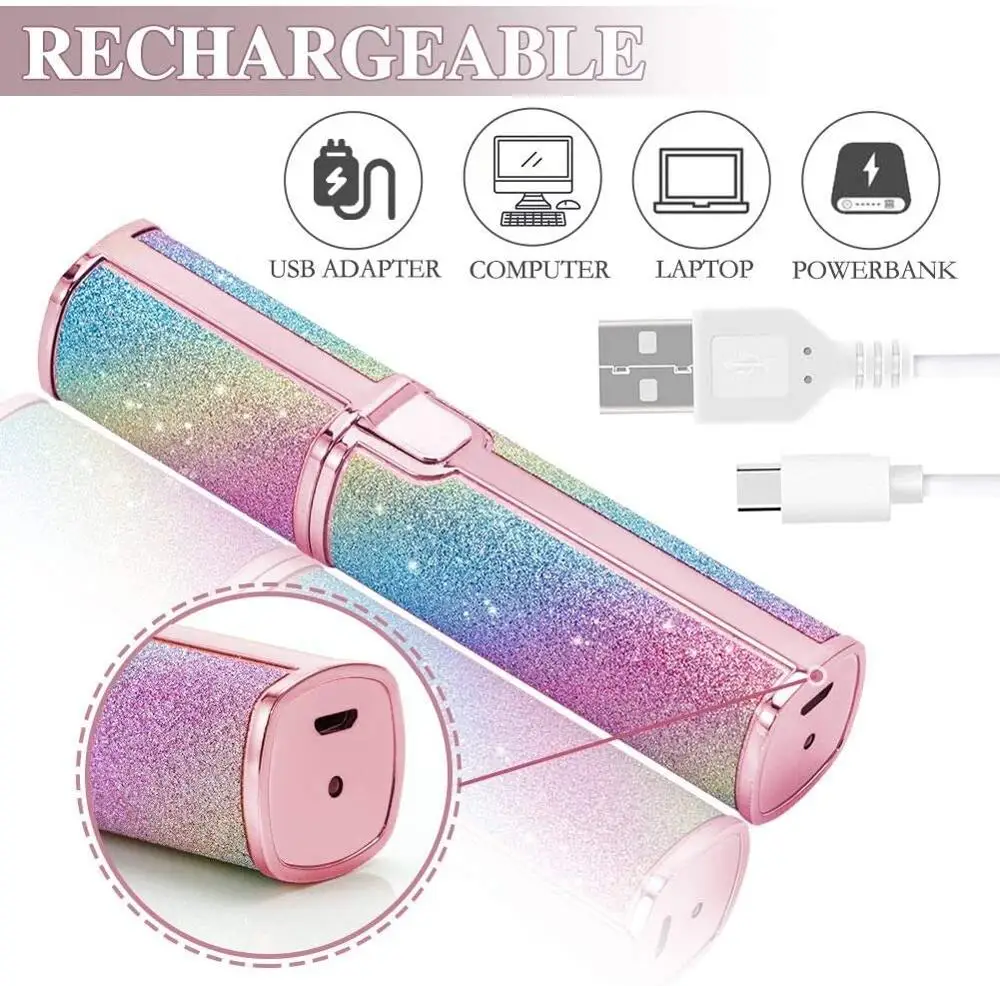 2 In 1 Electric Eyebrow Trimmer Makeup Painless Eye Brow Epilator Mini Shaver Razors Women Portable Facial Body Hair Remover | Красота и