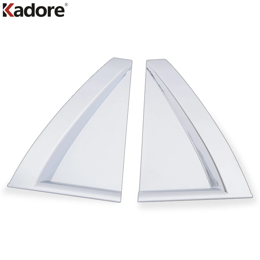 Rear Window Pillar Trim Cover For KIA Sportage 2007 2008 2009 2010 Chrome Trunk Triangle Trims Molding Car Styling | Автомобили и