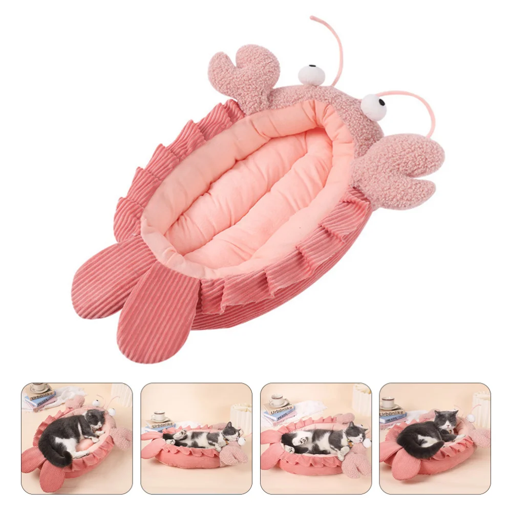 

Cartoon Cat Nest Adorable Sleeping Bed Detachable Cat Cozy Nest Pet Supplies