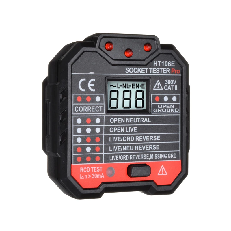 Новый профессиональный Электрический тестер для розеток 48 - 250 В | Инструменты