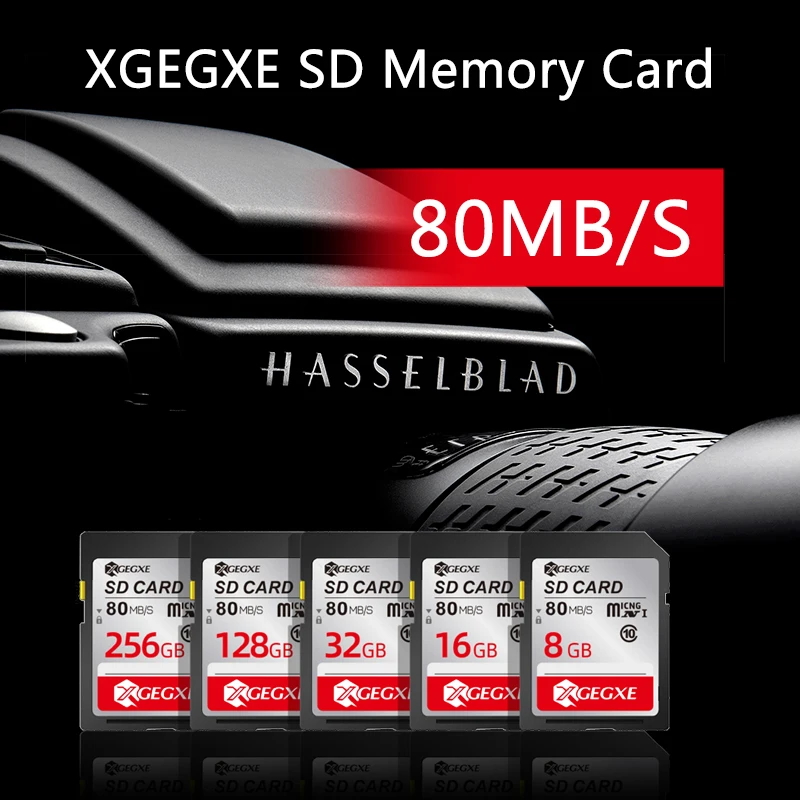 XGEGXE 32 Гб sd-карта 8 16 64 128 карта памяти 80 МБ/с./с флэш-накопитель для камеры |