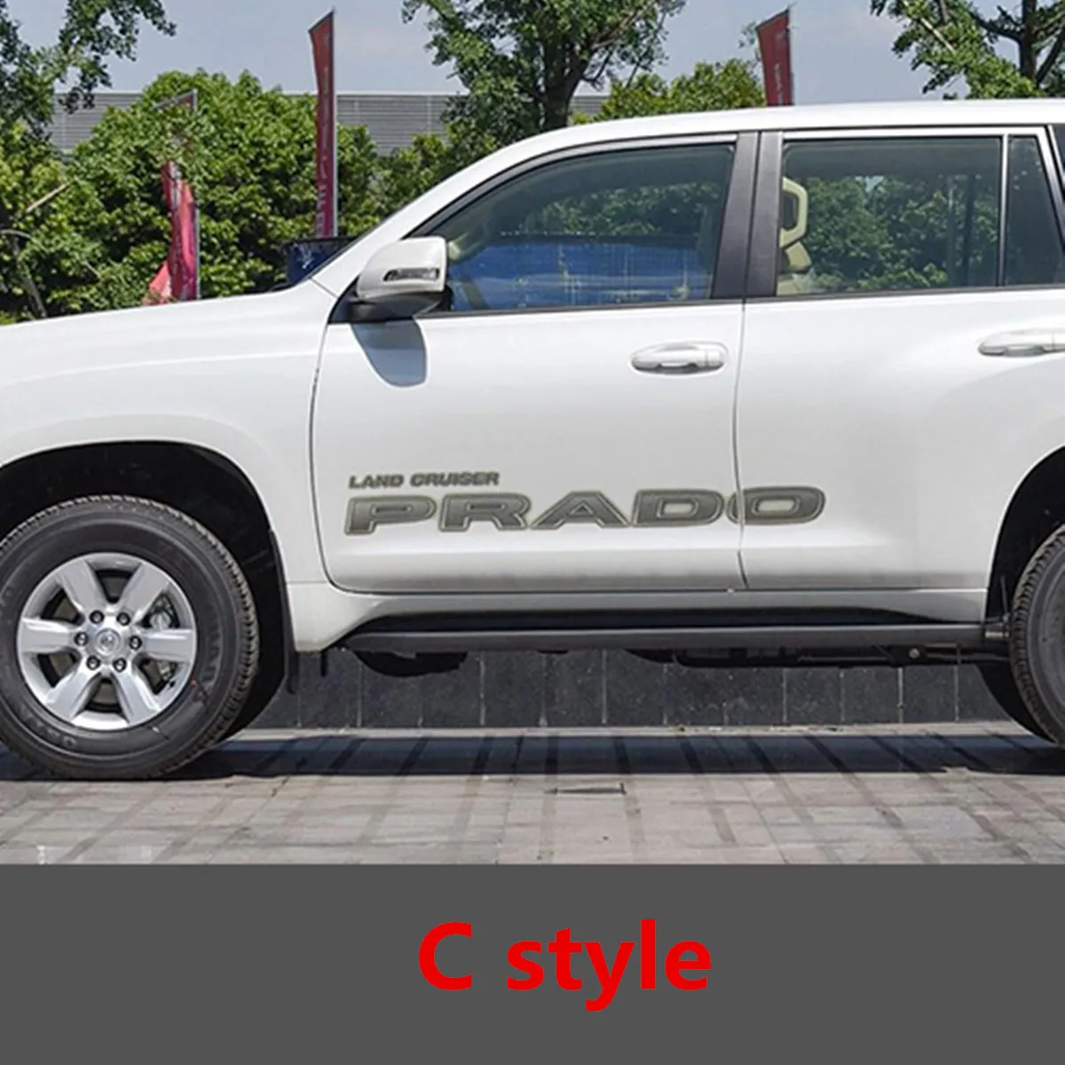 

Наклейка на Кузов для Toyota Land Cruiser Prado 150 2010 2011 2012 2013 2014 2015 2016 2017 2018 2019 2020 аксессуары