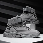 Мужские кроссовки для активного отдыха, черные высокие кроссовки для тенниса, сохраняющие тепло массивные кроссовки, белые беговые кроссовки, спортивная обувь для ходьбы и снега, зима 2021