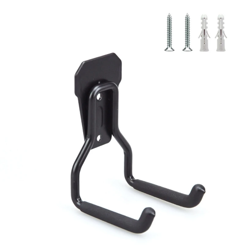 

Wall Mount Bike Hanging Hooks Indoor Storage Rack Cycling Hanger Steel U-Hooks