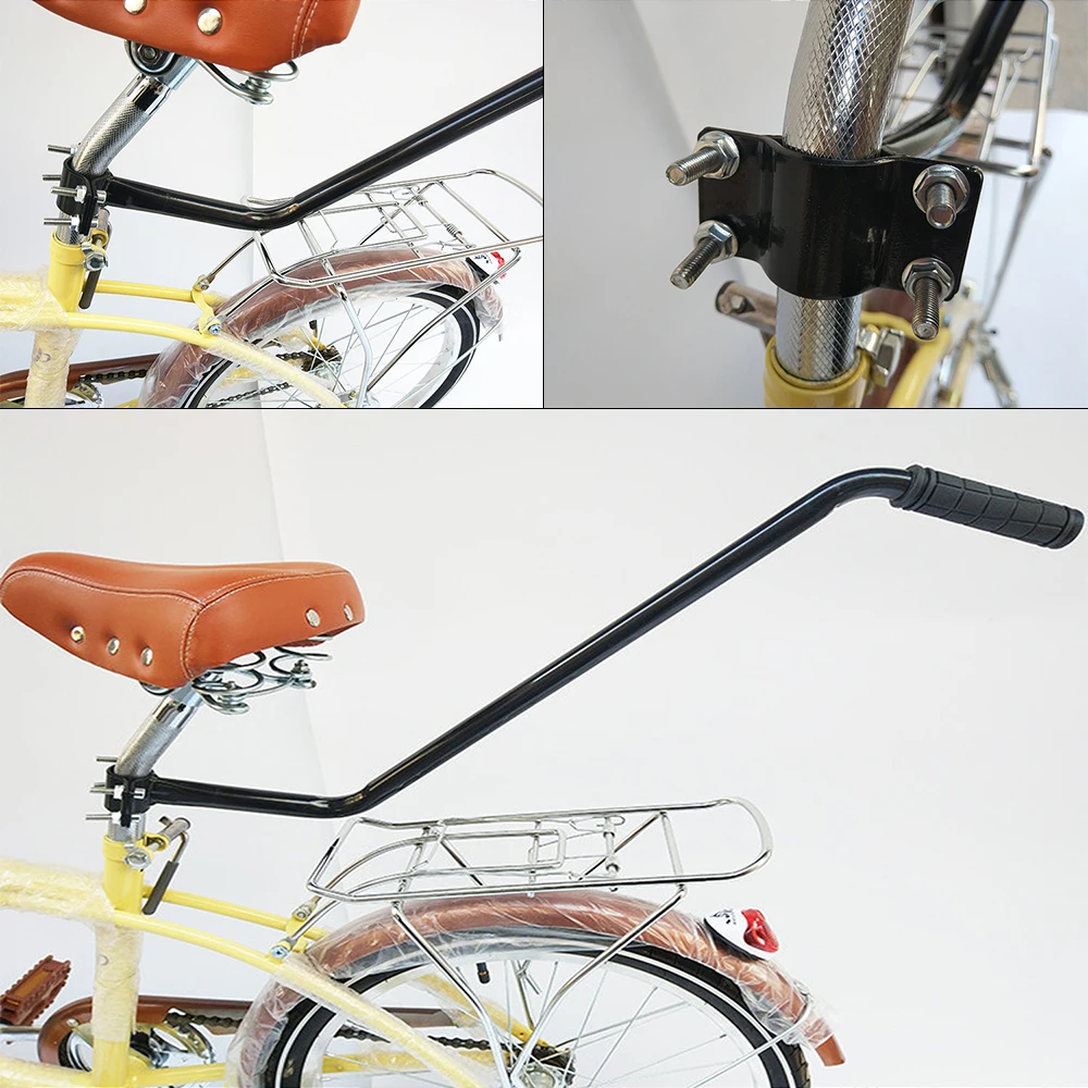 

Quality Parent Safety Pole Control Grab Handle Childs Kids Bicycle Bike Alloy