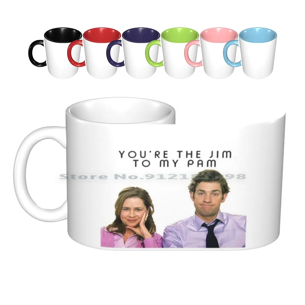 

Jim To My Pam Ceramic Mugs Coffee Cups Milk Tea Mug The Office Office Jim Pam Jim Halpert Pam Beesly Pam Beesley Jim And Pam