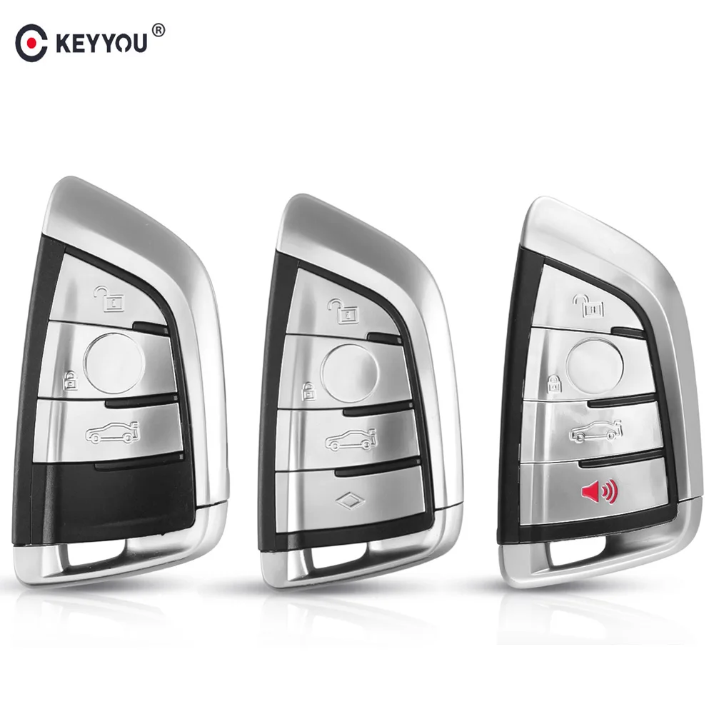 Новинка автомобильный смарт ключ KEYYOU Smart 3/4 BT бесключевой доступ оболочка Чехол