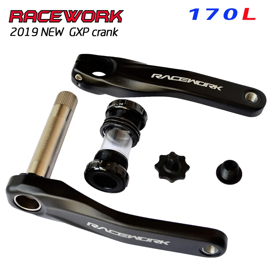 crank GXP Fahrrad kurbel гоночный велосипед MTB GXP Kurbel алюминиевый легиер Mit Boden Kurbel 170 crank platte rot 32 T 34 T 36 T 38 T - Цвет: crank GXP