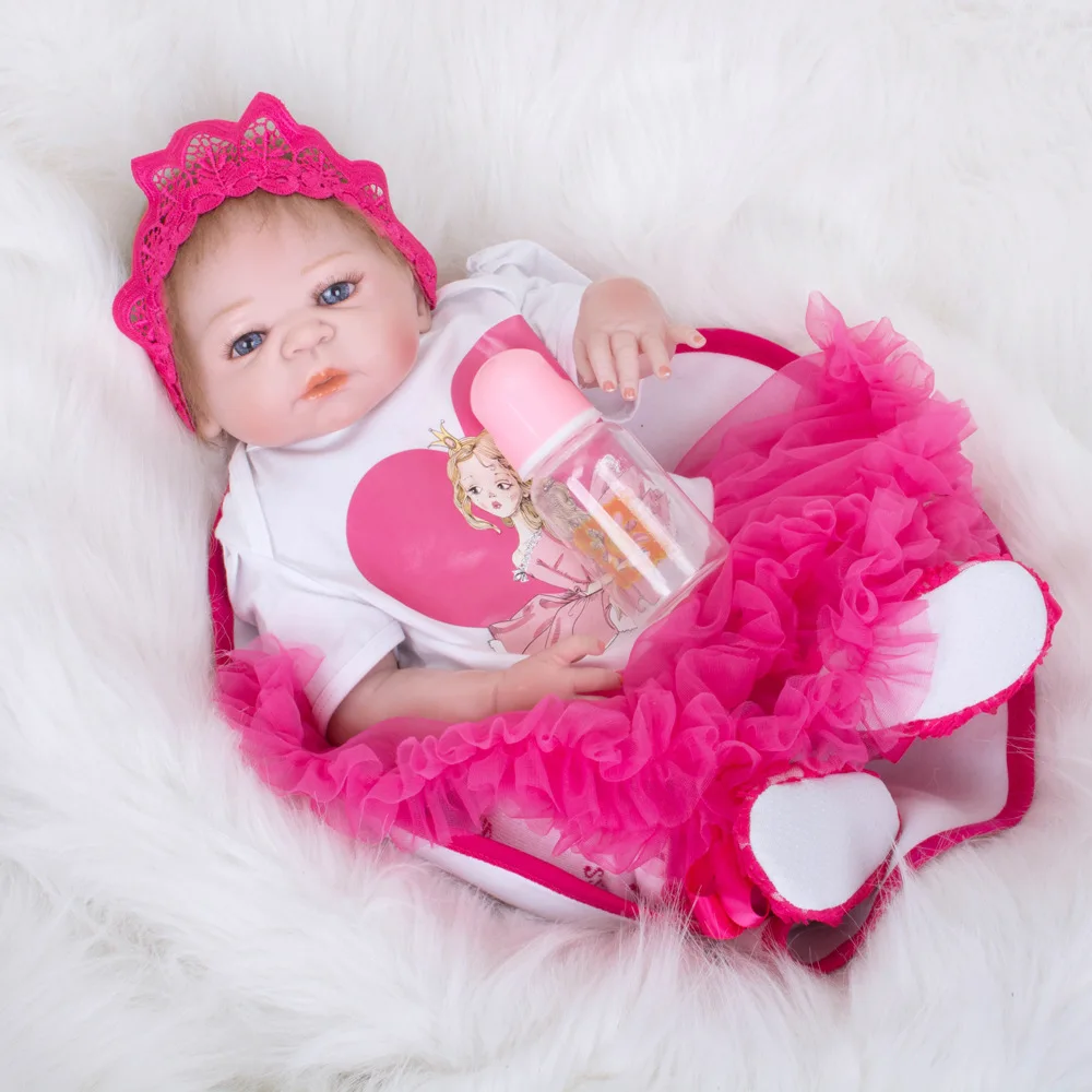 22 дюймовые детские тканевые куклы для новорожденных мальчиков реальные живые