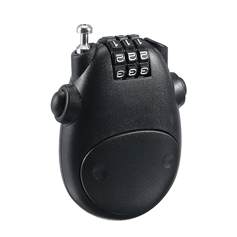 1 шт. замок для мотоциклетного шлема с кодовым замком телескопический стальной