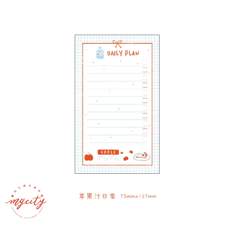 Магазин AngelHere Kawaii Sticky Note Fruit Lovely Memo Pad ежедневный план Сделай Сам Скрапбукинг для