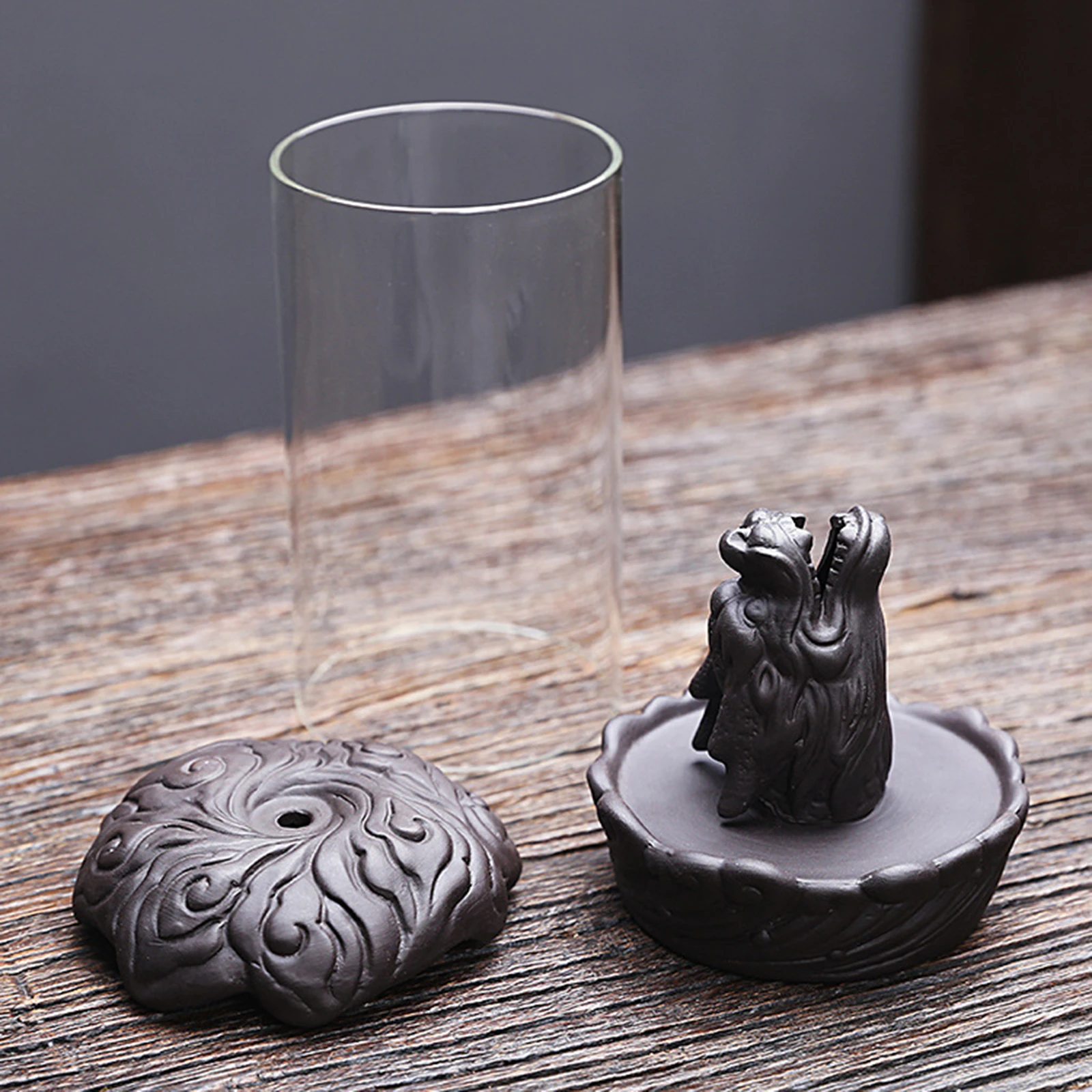 Incense Burner Dragon Head Holder Aroma Stove Household Desktop Decor for Sitting Room Bedroom | Дом и сад