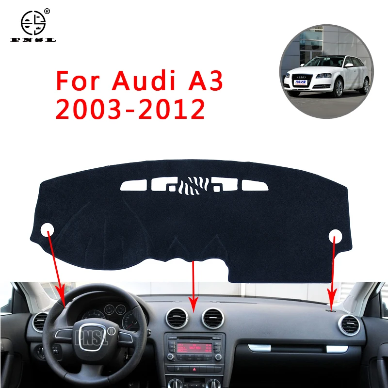 PNSL коврик для приборной панели автомобиля Audi A3 8P 2003 ~ 2012 защита от солнца