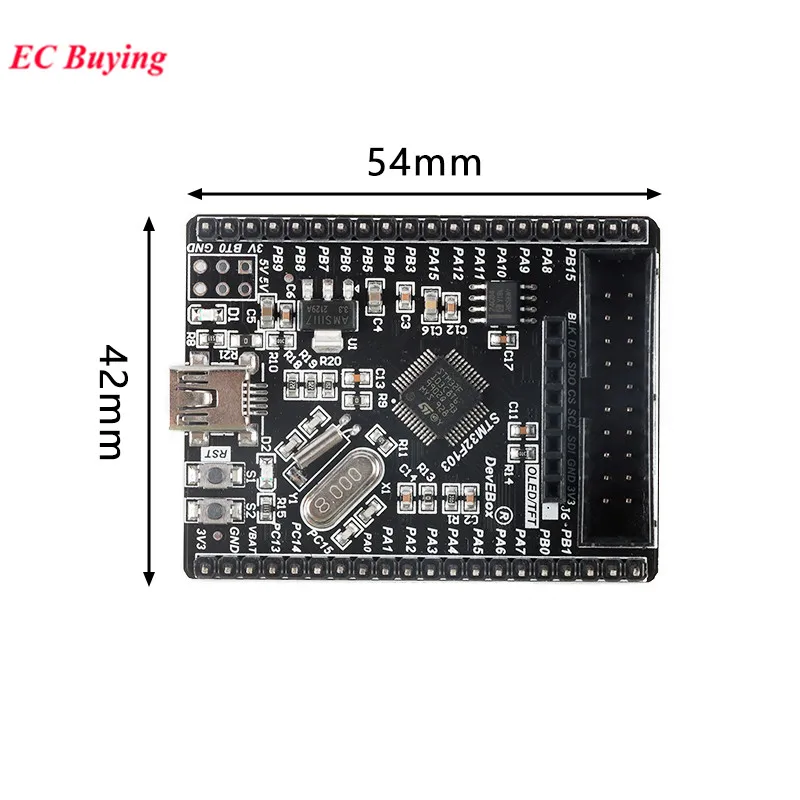 Материнская плата STM32F103C8T6 CH32F103C8T6 минимальный системный модуль ARM STM32 для Arduino