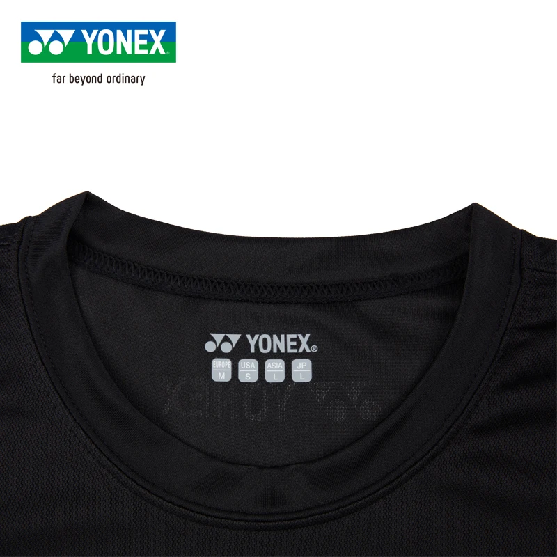 Новинка Yonex мужские универсальные английские открытые футболки для бадминтона
