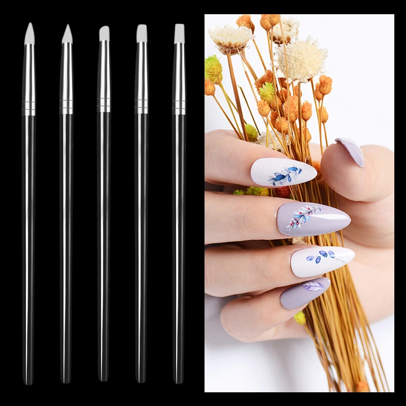 Набор кистей для маникюра с УФ гелем Four Lily 5 шт./компл.|Кисти ногтей| |