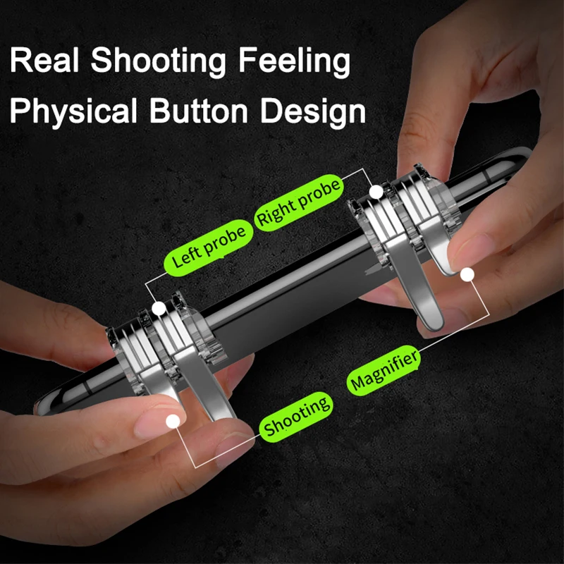 Мобильный контроллер Pubg с 4 кнопками металлический портативный геймпад L1 R1