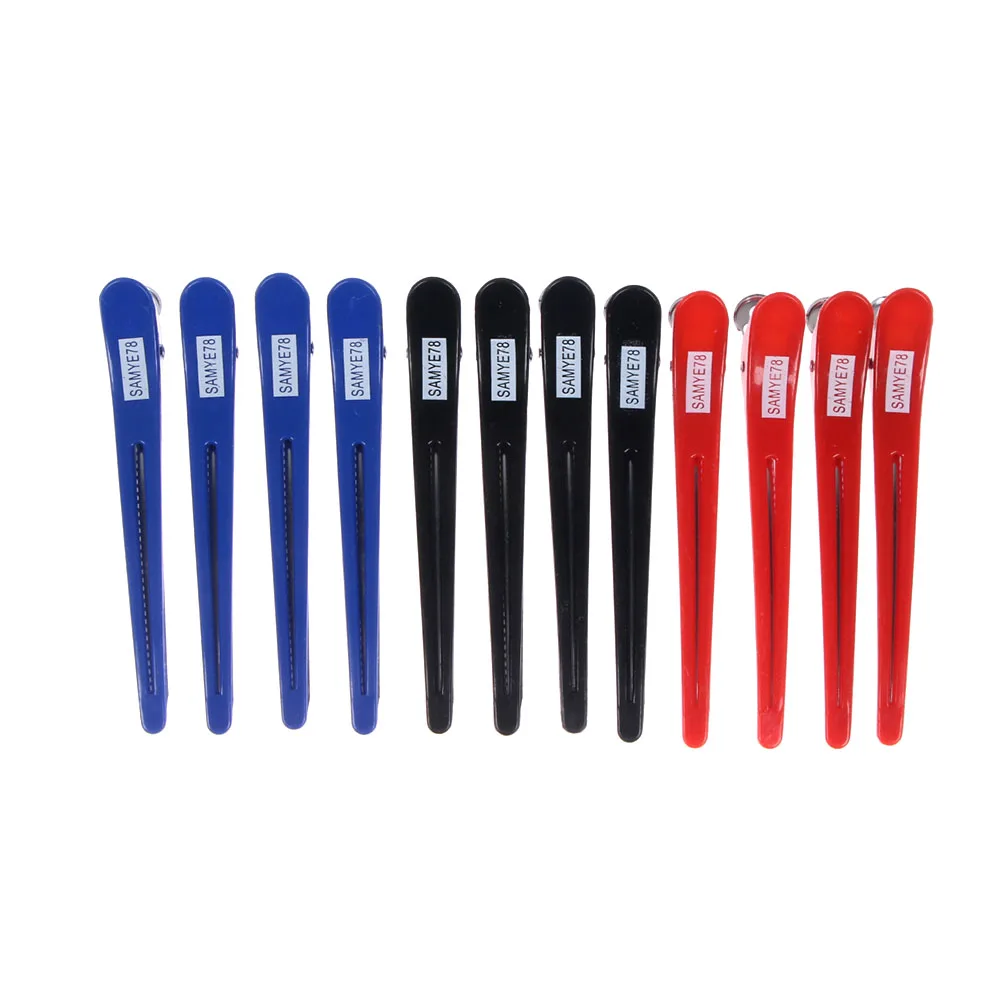 

6 шт./лот пластиковые зажимы для волос, зажимы для стрижки волос, аксессуары для парикмахерской