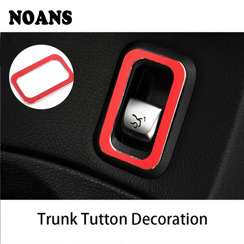 

Алюминий для Mercedes Benz W205 C GLC класс 2014-2018 стильные чехлы для кнопок переключателя багажника Декоративные наклейки аксессуары