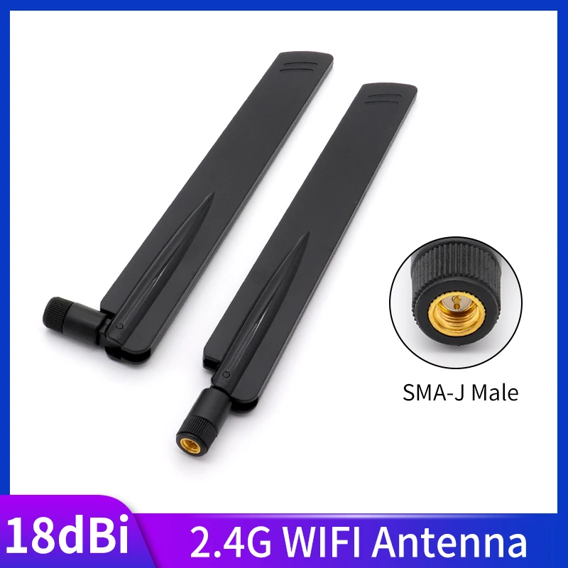 Высокое Усиление 18dBi 2 4G WiFi антенна SMA Мужской Omni беспроводной усилитель роутер