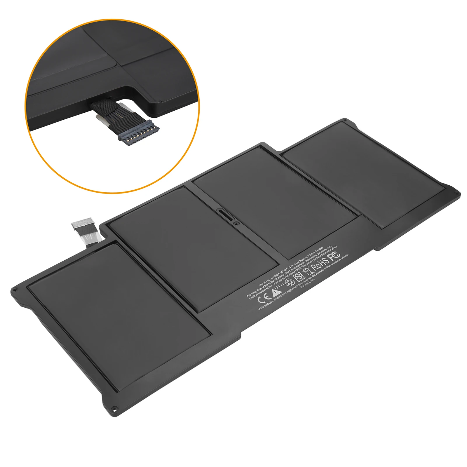 Аккумулятор для ноутбука A1405 A1496 A1377 7 6 В 55 Втч Apple MacBook Air 13 дюймов A1369 2011 A1466 2012 MC503 MC504