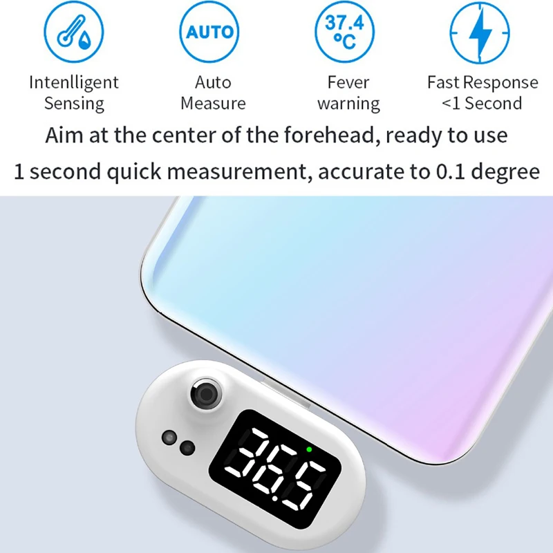 Мобильный телефон карманный клинический термометр ушной для IOS USB type-C | Красота и