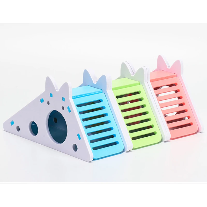 

Hamster Hide cute hamster toy exercise wooden hamster house with slide