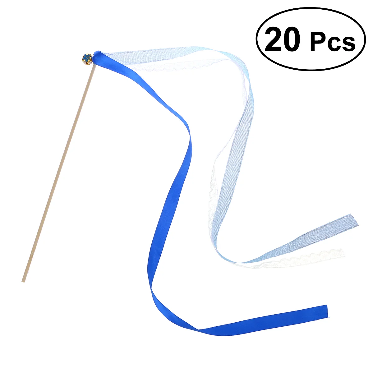 

20 шт., шелковая кружевная лента с колокольчиками