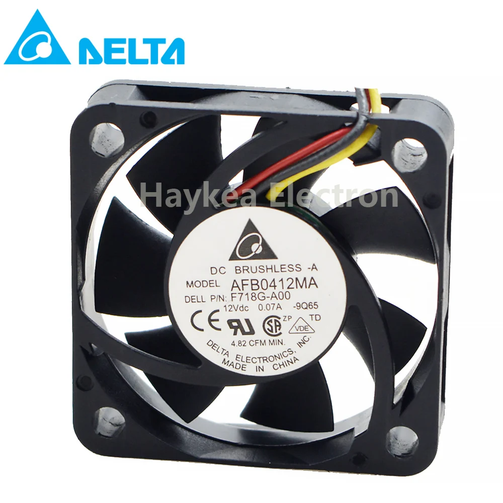 Для delta AFB0412MA 4 см 4010 40*40*10 мм 12V 0.10A с двойным шарикоподшипником немой вентилятор