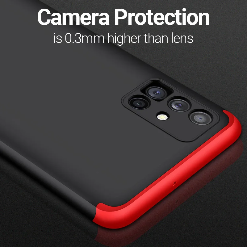 

Full Protection Case For Samsung S21 Case On Samsung S20 FE Note 20 Ultra S10 S9 S8 Plus A51 A71 A50 A70 A21S A40 A42 S10e Cover