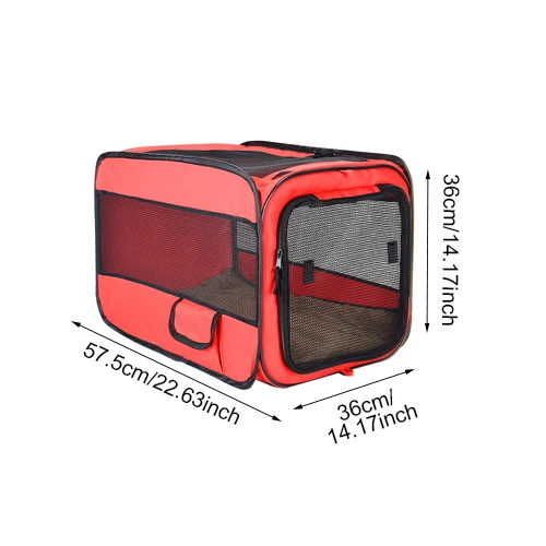 Red S Переносная переноска для собак, кошек, сумки, корзина, модная дышащая сумка для кошек, домашних животных, сумки с щенками, походная сумка для собак, аксессуары для переноски - Цвет: Red S