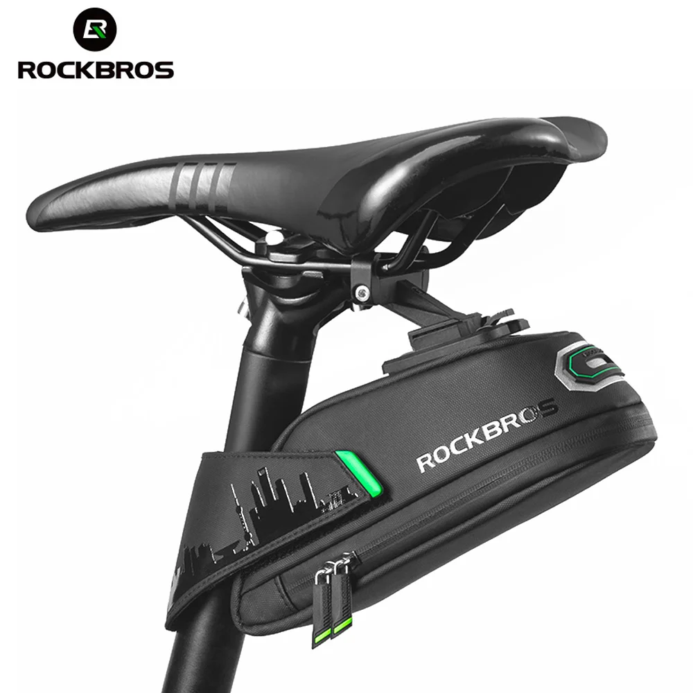 

Водонепроницаемая сумка ROCKBROS на седло для горного велосипеда, дорожный аксессуар, быстросъемный велосипедный ранец