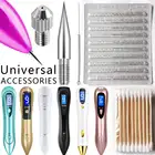 Универсальные аксессуары, ручка для лазерного удаления родинок и плазмы, сменная тонкая крышка игл, для обработки толстой кожи