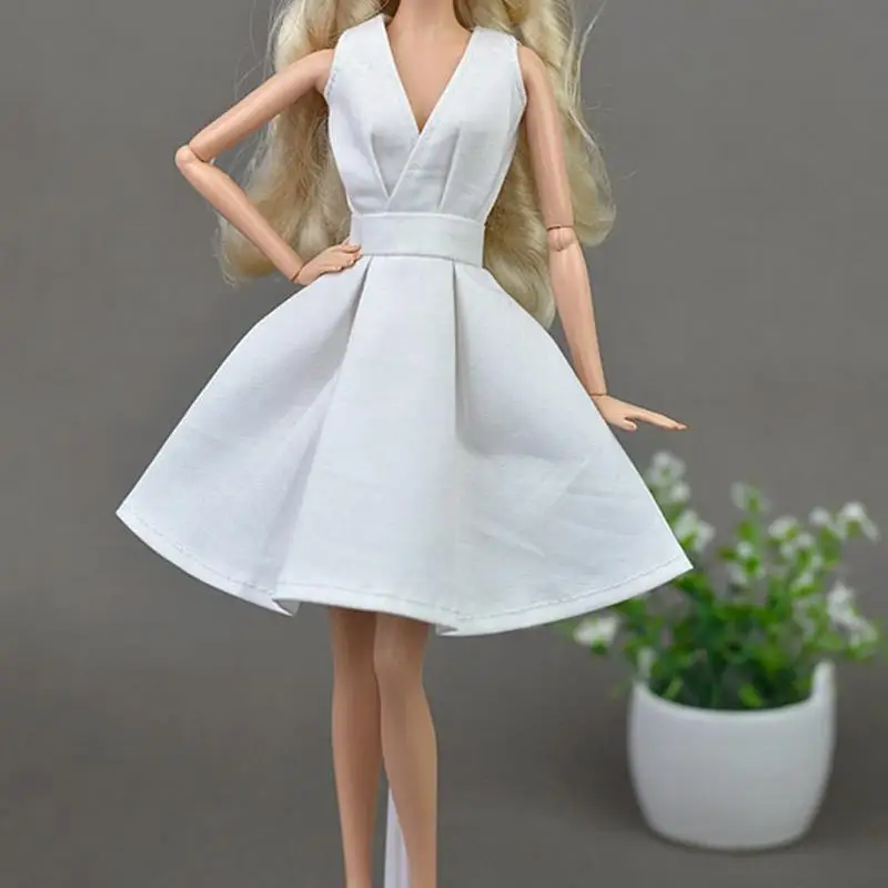 

30 Cm Doll Dress Classic Little Black Dress Multicolor M6A4