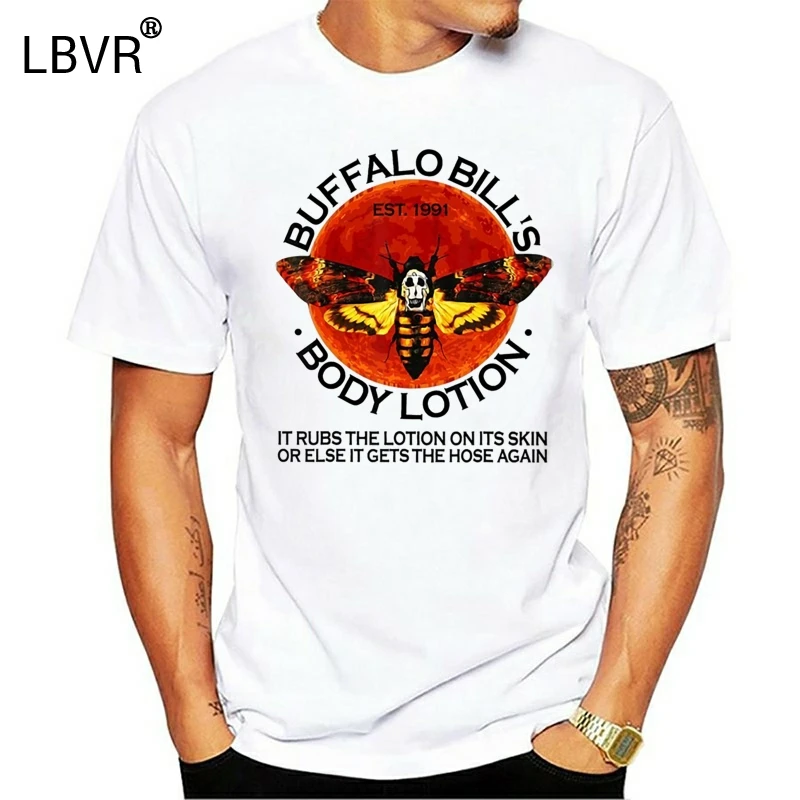 Buffalo Bill лосьон для тела белая футболка с коротким рукавом Размеры S 3Xl Одежда