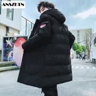 Новая модная мужская зимняя куртка ANSZKTN, мужское пальто, зимняя парка, пуховая куртка, верхняя одежда, плотное теплое Мужское пальто