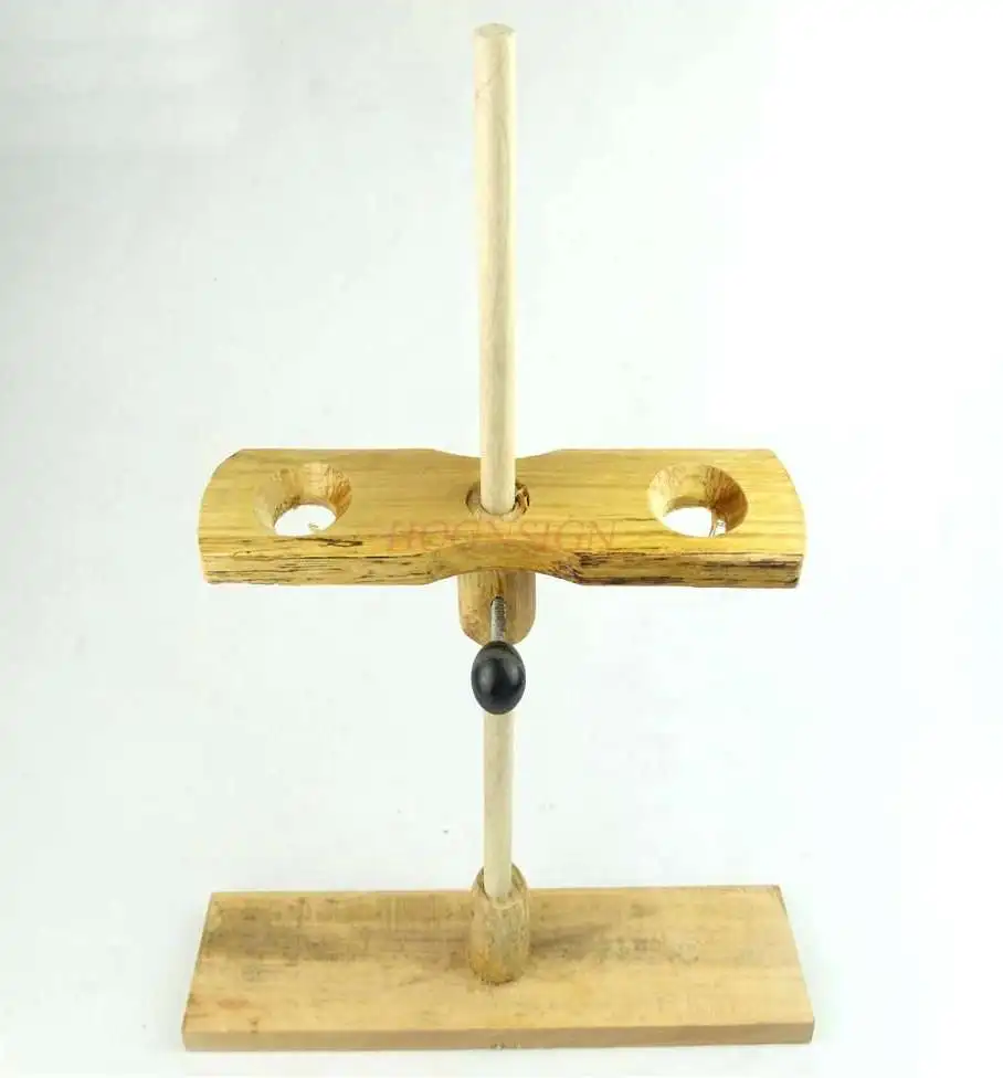 Science small production materials стойка для воронок (деревянная) 2 отверстия дерева химическое