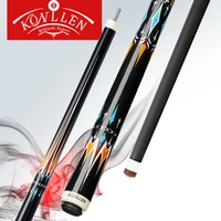 konllen billiard carom cues carbon fiber shaft 142cm 388 radial pin joint professional technology 3 cushion carom cues kit