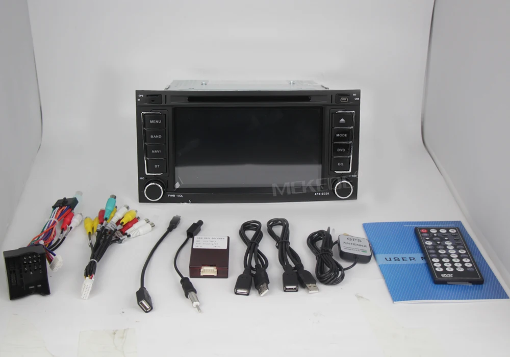 Два Din 7 дюймов Автомобильный dvd-плеер для Touareg/Volkswagen с Canbus радио gps навигация Bluetooth 1080P Ipod бесплатные карты