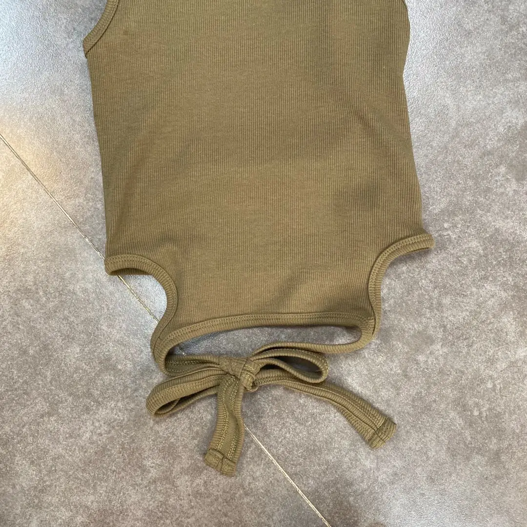 

ZCSMLL Neckband Exposed Y2k Tops Clavicle Hollow Sleeveless Summer Waist Belt Exposed Waist Design Vest 2021 Spring Summer top