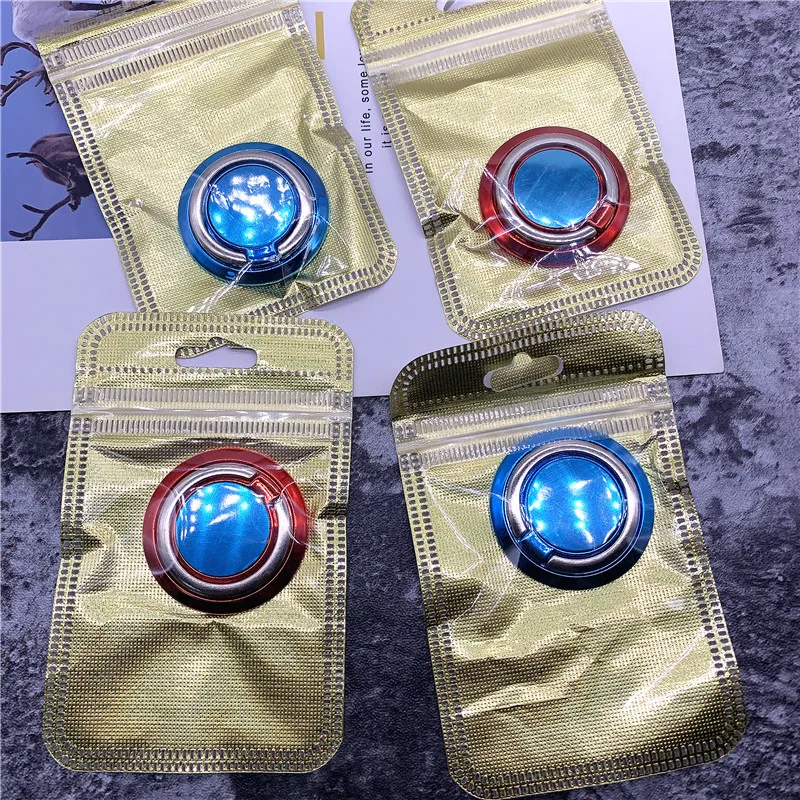 

10Pcs Luxury Metal Mobile Phone Ring Holder Round Car Bracket Socket Telephone Ring On The Phone Stand For Mobile Phones Iphone