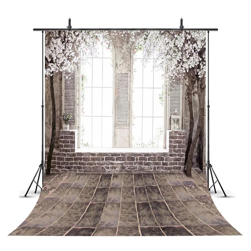 Окно Фон для фотографии кирпичный пол фото стенд фон портрет абстрактный
