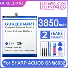 Сменный аккумулятор GUKEEDIANZI HE349 3850 мА  ч для SHARP AQUOS S3 fs8032