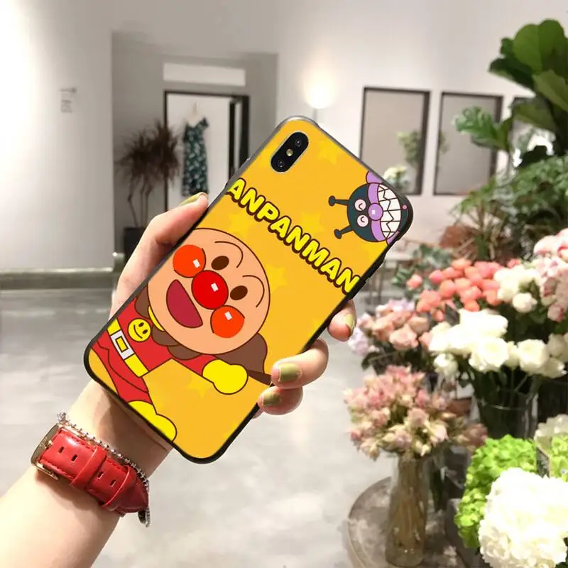 Мягкий чехол PENGHUWAN Anpanman для iPhone 11 pro XS MAX 8 7 6 6S Plus X 5S SE XR|Бамперы| |