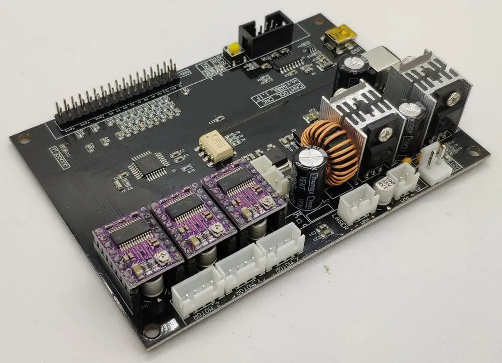 GRBL 1,1, USB порт 300 Вт ЧПУ гравировальный станок плата управления, 3 оси управления, лазерная гравировальная машина доска