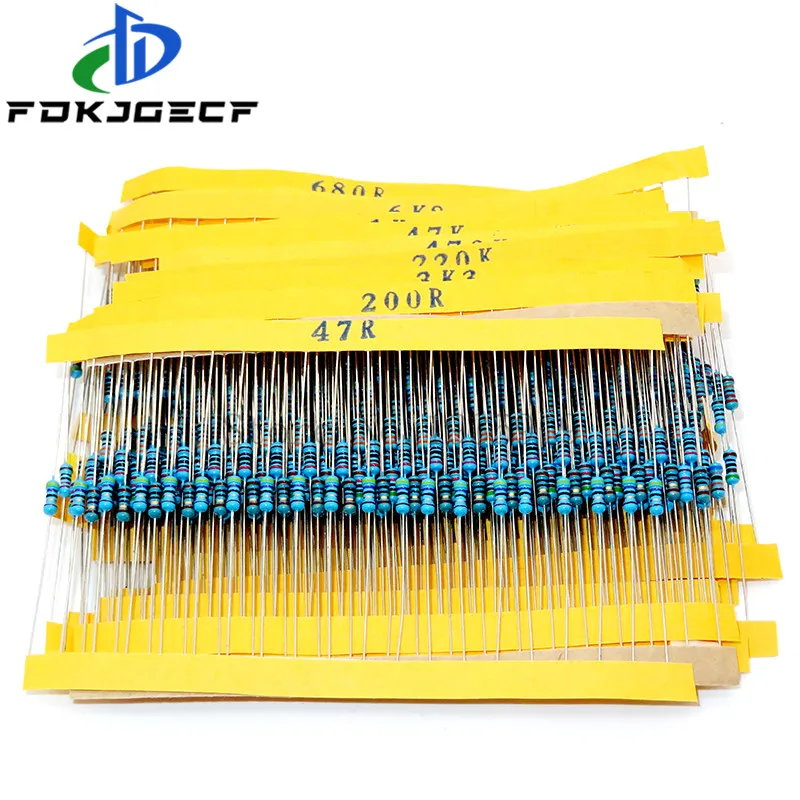 Комплект металлопленочных резисторов блок 600 шт./компл. 30 значений сопротивление