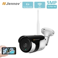 jennov hd 5mp video surveillance camera camhi outdoor wireless wifi audio home security ip camera onvif night vision waterproof