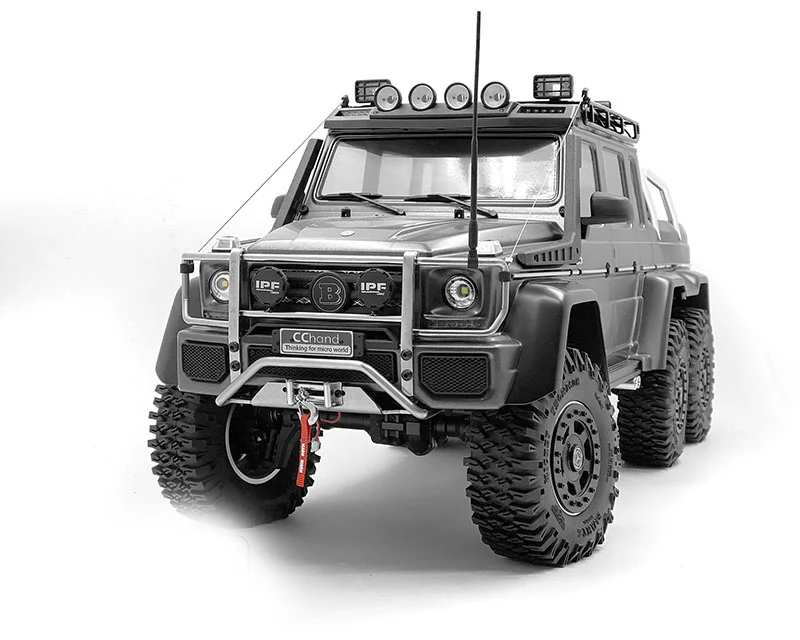 Металлический передний верхний бампер с белым IPF светильник для TRAXXASPARTS TRX 4 6 4X4 6X6