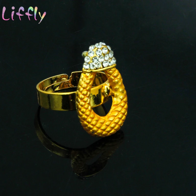 African Wedding Jewelry Nigeria Sets for Women Crystal Round Necklace Earrings Ring Bracelet Fashion Set | Украшения и аксессуары